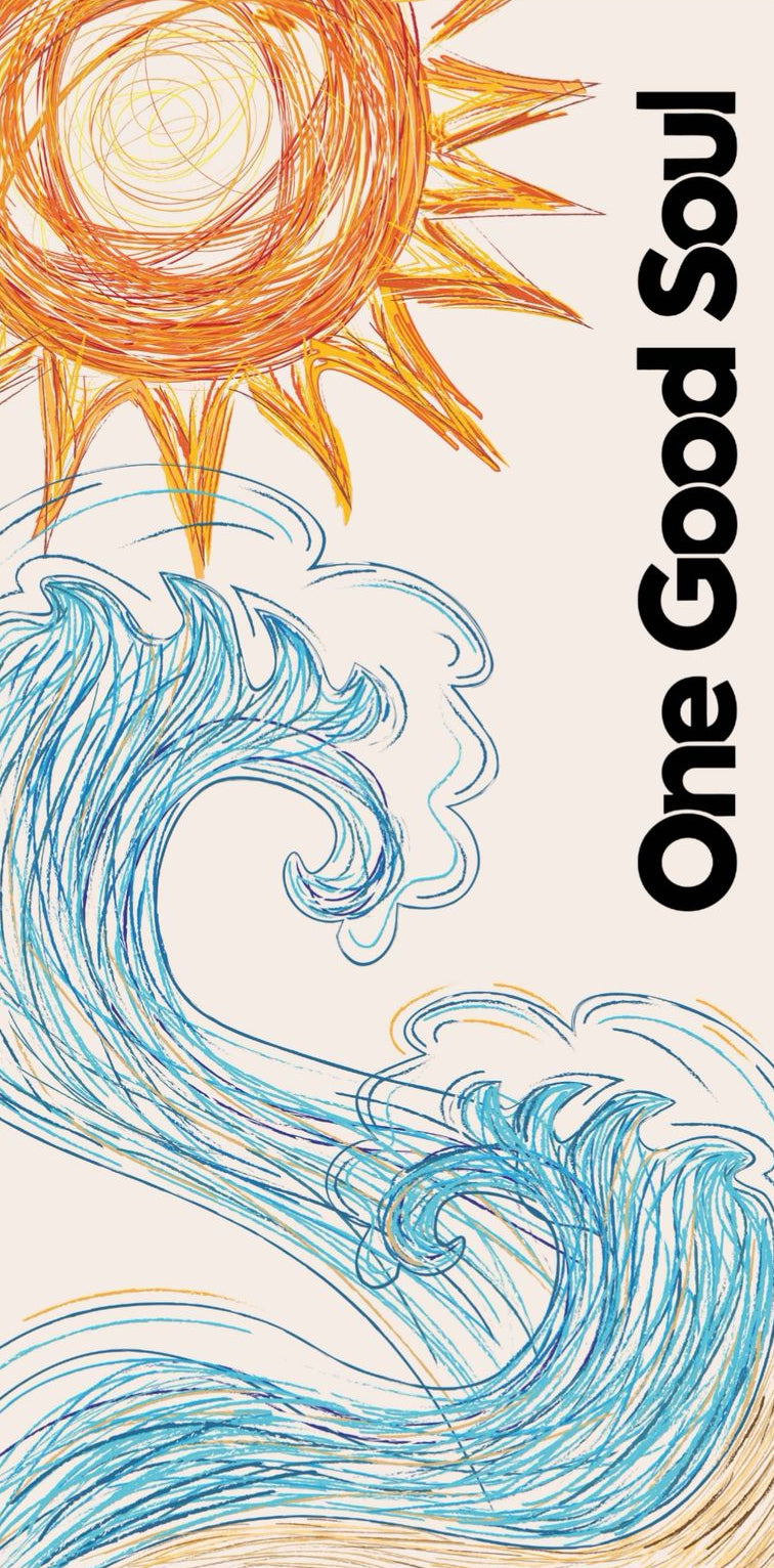 The wave  Beach Towel