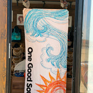 The wave  Beach Towel