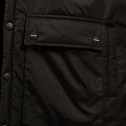 Black Waterproof Coat With Pockets