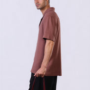 Linen Shirt in Burnt Orange