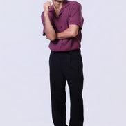 Still Shirt in Burgundy