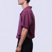 Still Shirt in Burgundy