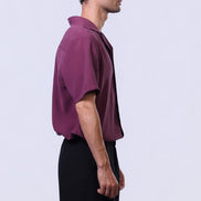 Still Shirt in Burgundy