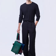 Soul Ribbed Basic in Black - 3/4 Sleeves