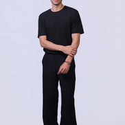 Soul Ribbed Basic in Black - Short Sleeves