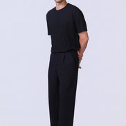 Soul Ribbed Basic in Black - Short Sleeves