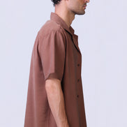 Still Shirt in Burnt Orange