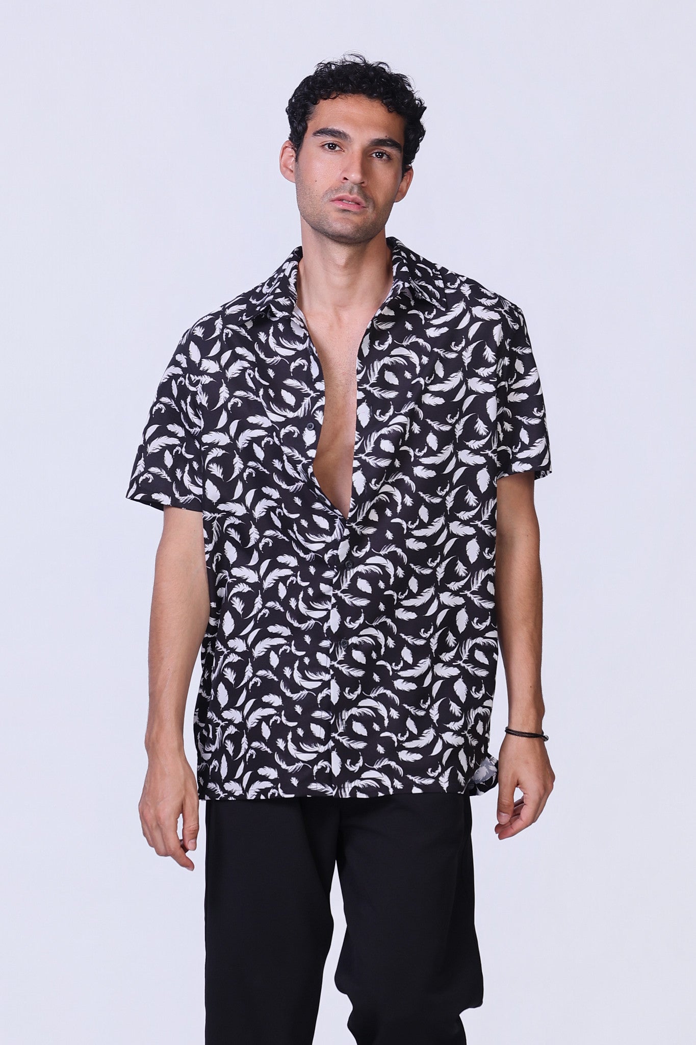 Soul Feather Shirt in Black