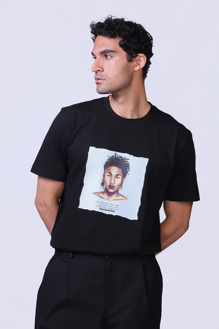 Soul Graphic Tee in Black