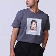 Soul Graphic Tee in Grey