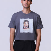 Soul Graphic Tee in Grey