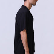 Ribbed Shirt in Black