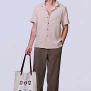 Soul Tote Bag in Beige