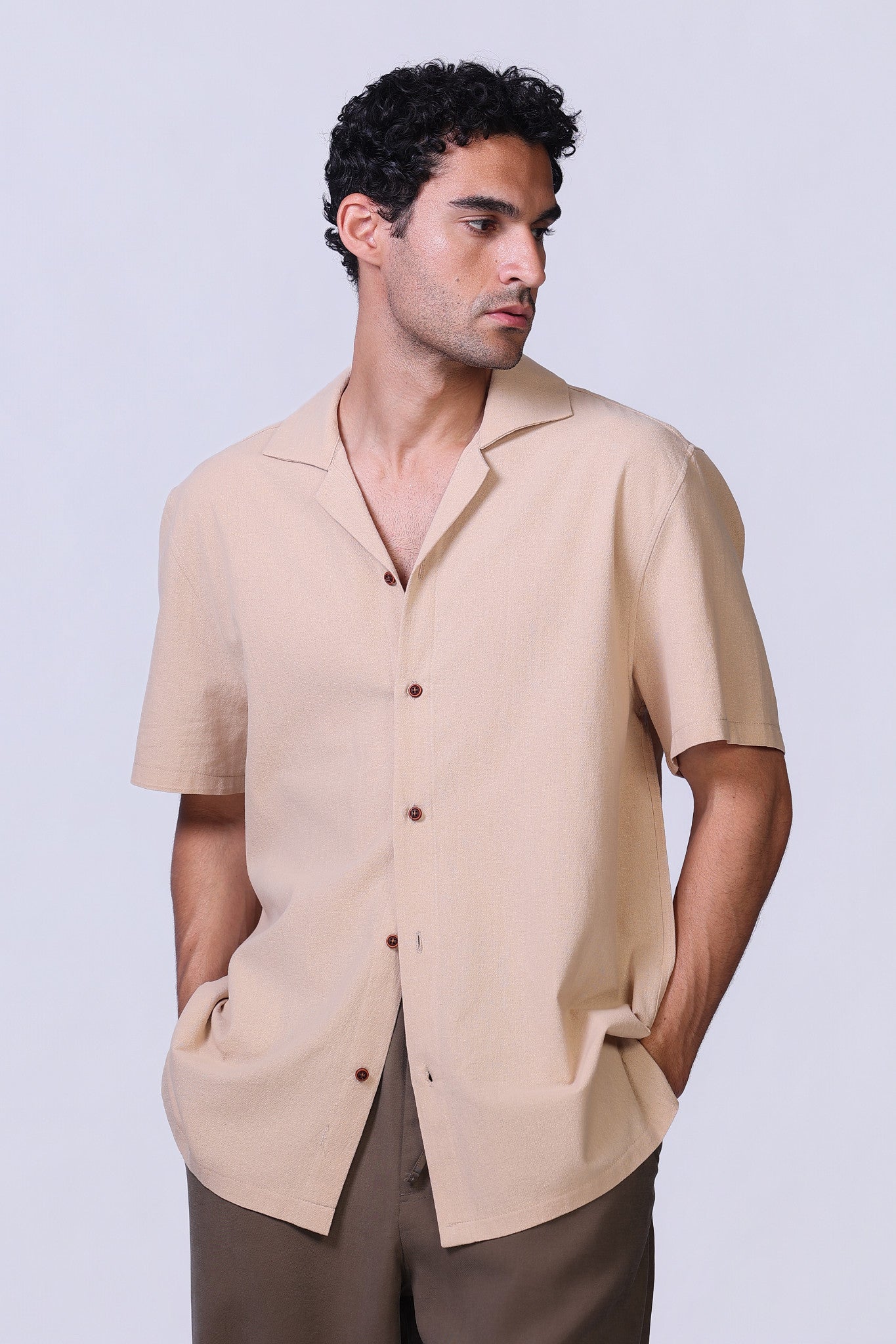 Blank Shirt in Beige