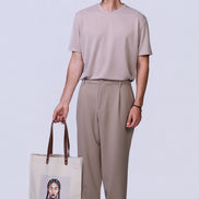 Soul Tote Bag in Beige
