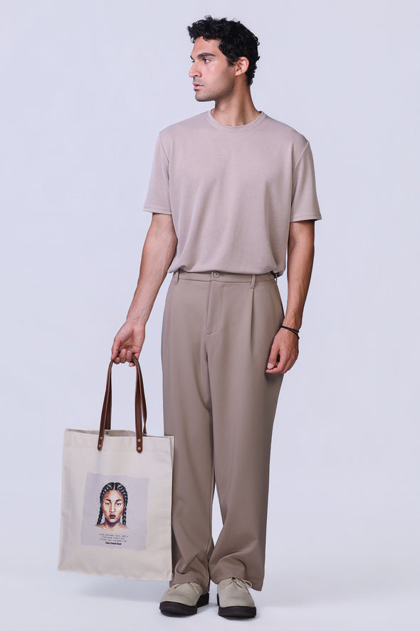 Soul Tote Bag in Beige