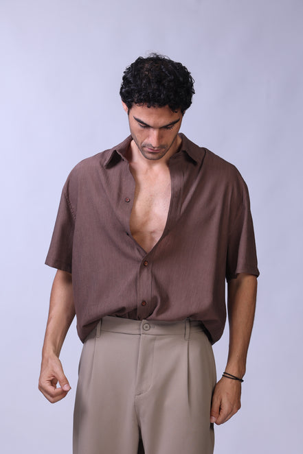 Axis Shirt in Brown