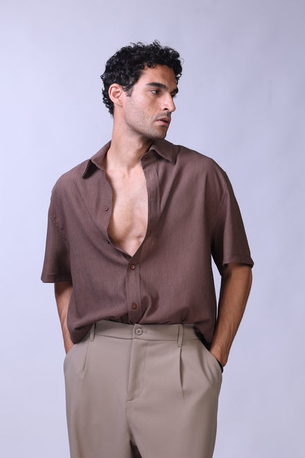 Axis Shirt in Brown