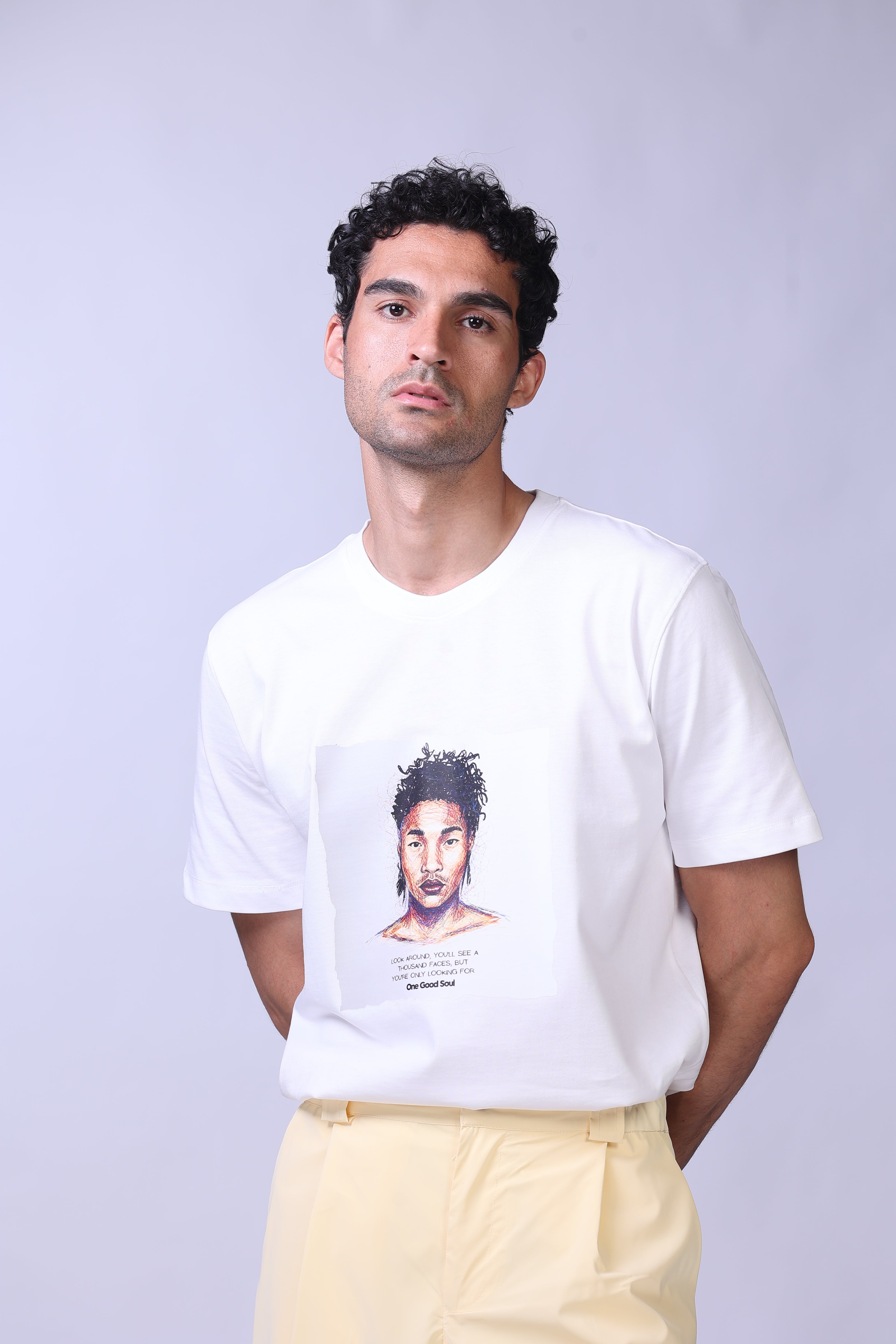 Soul Graphic Tee in White