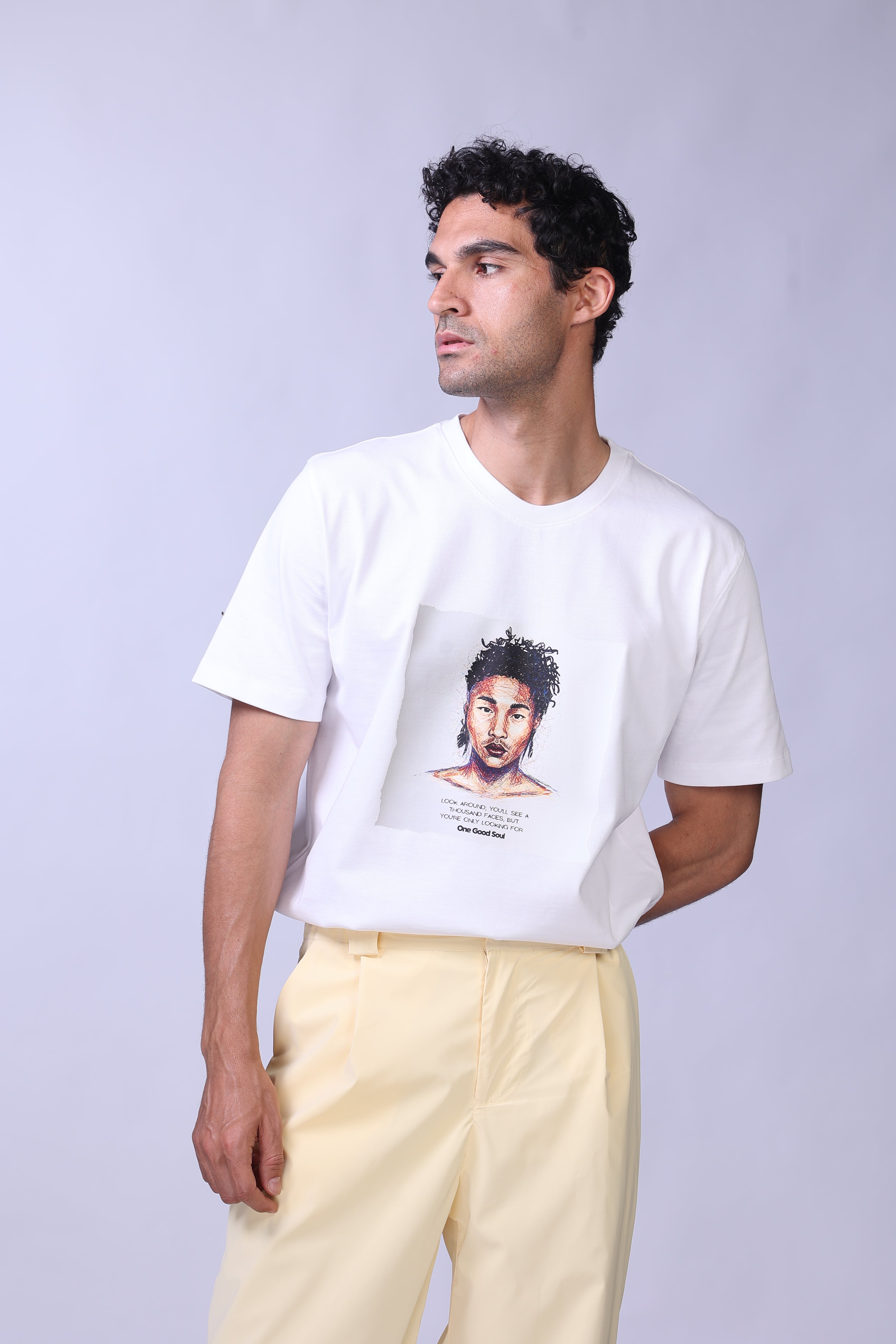 Soul Graphic Tee in White