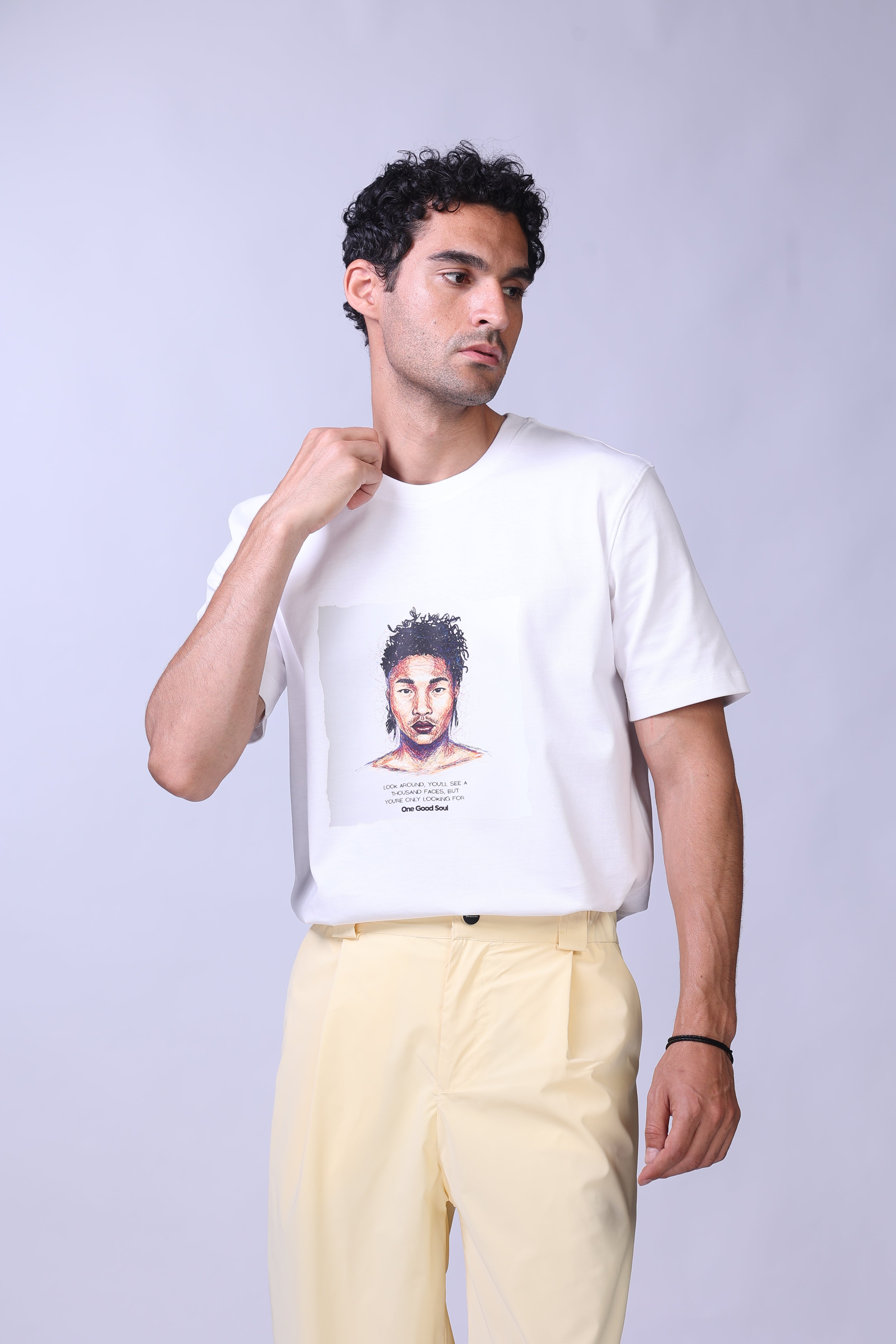Soul Graphic Tee in White