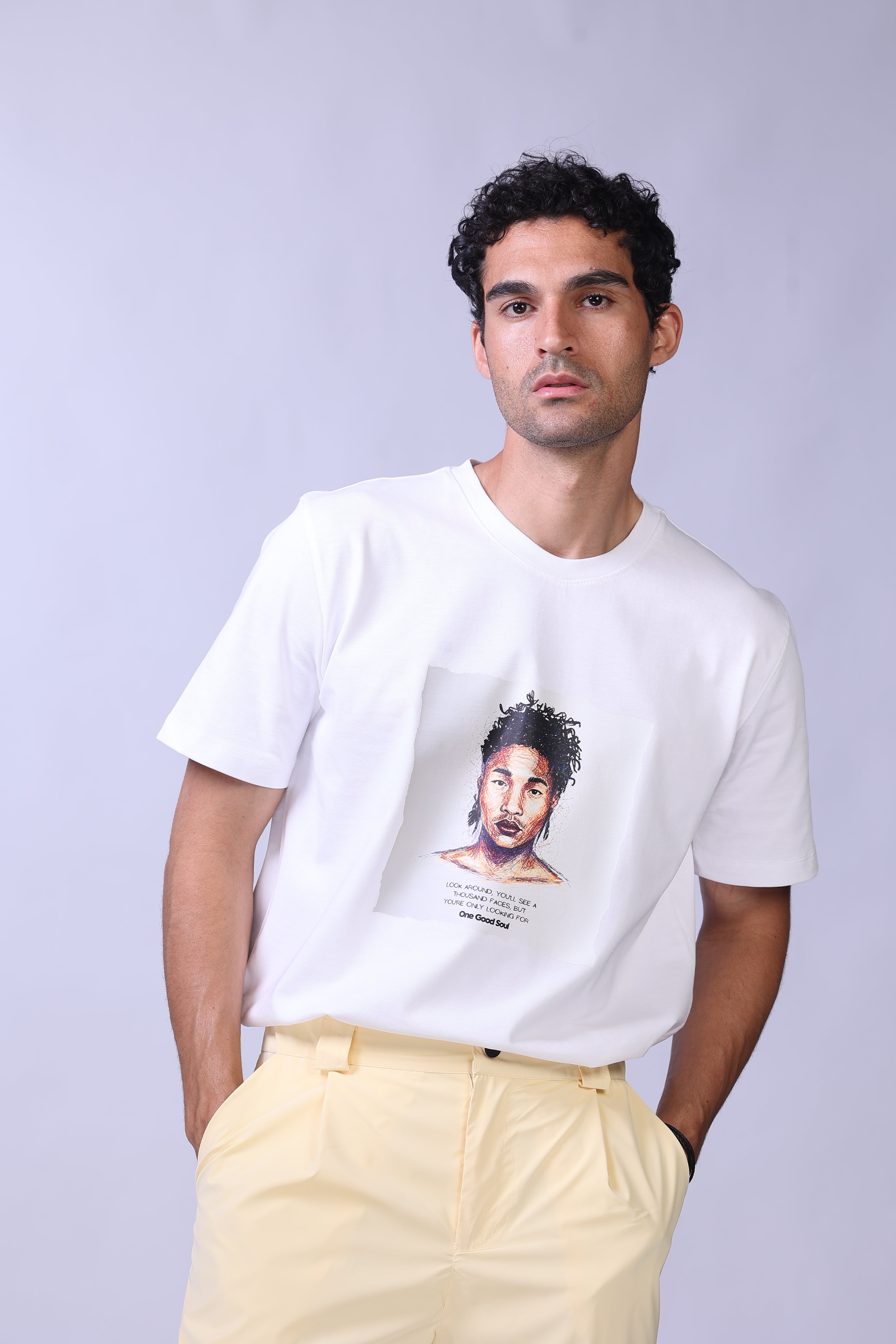 Soul Graphic Tee in White