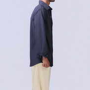 Soul Graphic Waterproof Shirt in Navy