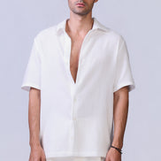 The Bubbly Shirt in White