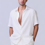 The Bubbly Shirt in White