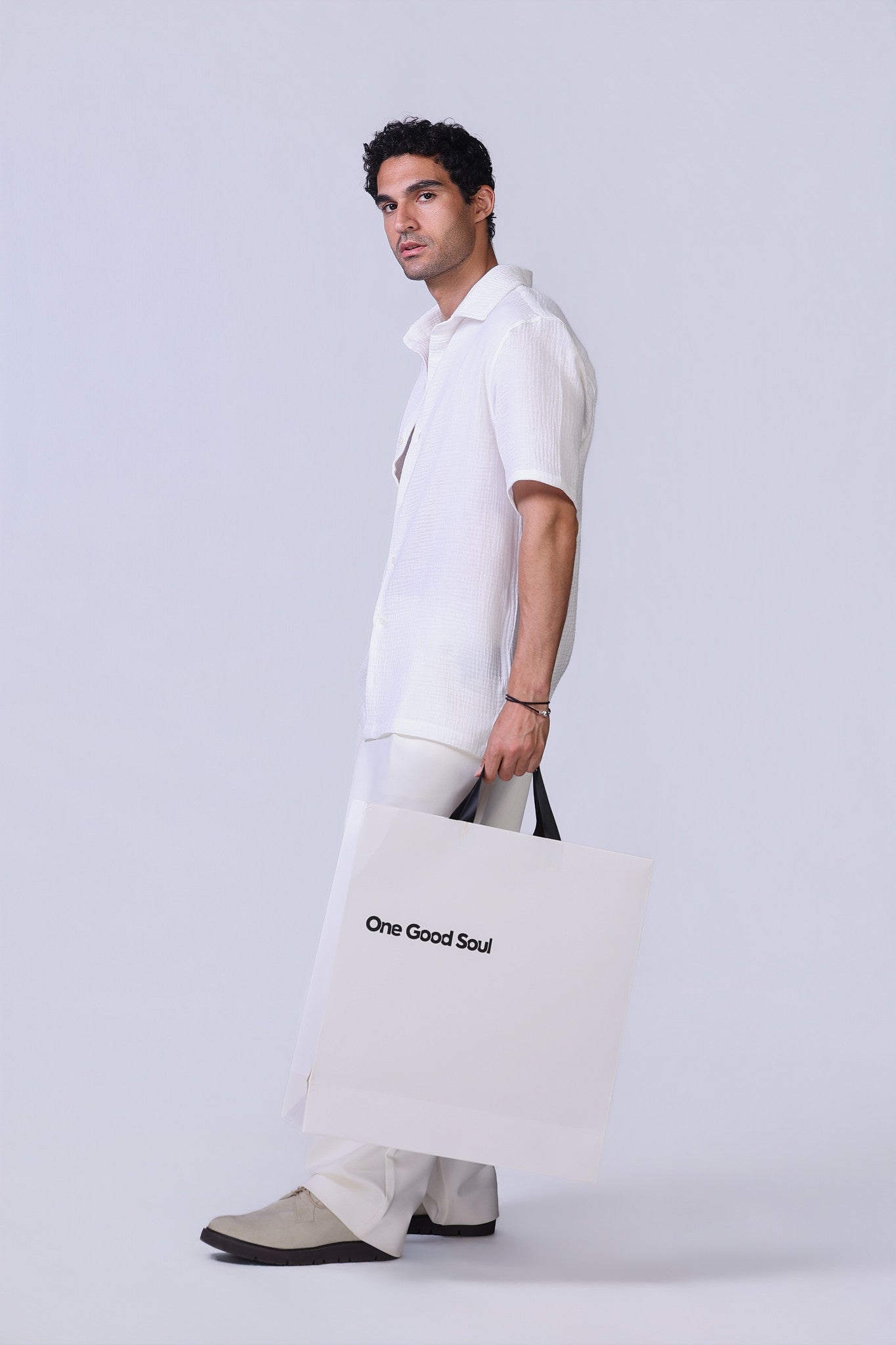 The Bubbly Shirt in White