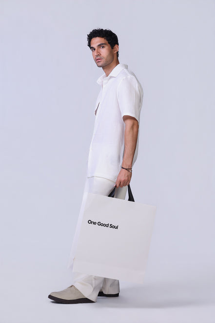 The Bubbly Shirt in White