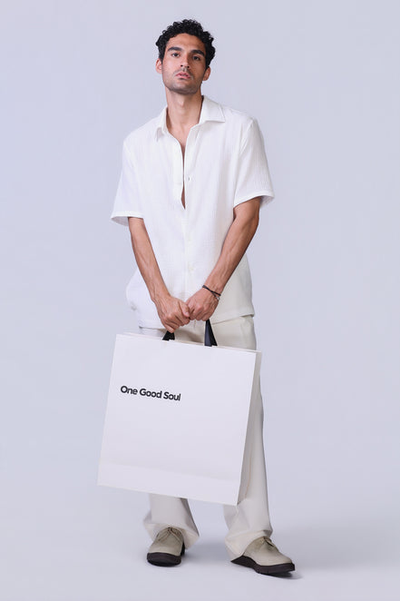 The Bubbly Shirt in White