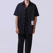 Soul Graphic Waterproof Shirt in Black