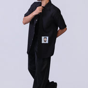 Soul Graphic Waterproof Shirt in Black