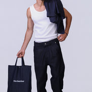 Blue Ink Denim Pants
