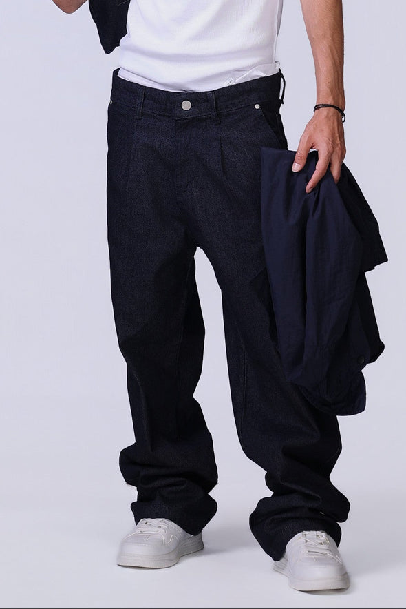 Blue Ink Denim Pants