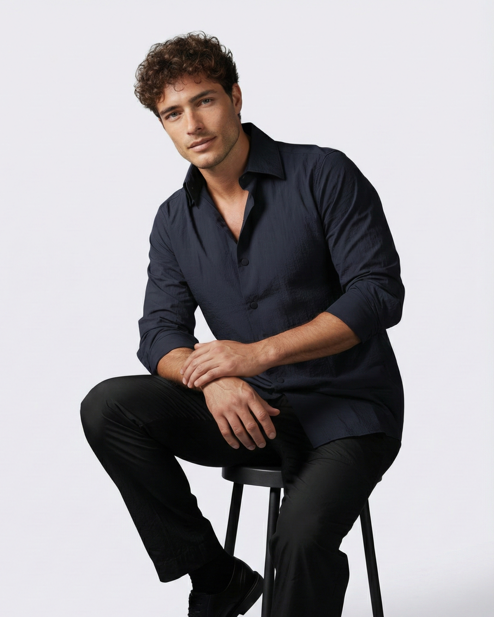 Navy Waterproof Shirt