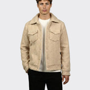 Beige Teddy Jacket