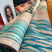 The wave  Beach Towel