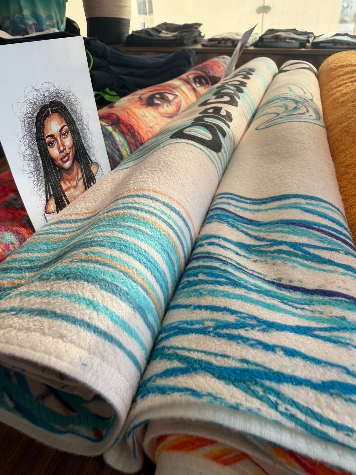 The wave  Beach Towel