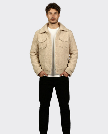 Beige Teddy Jacket