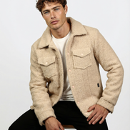 Beige Teddy Jacket