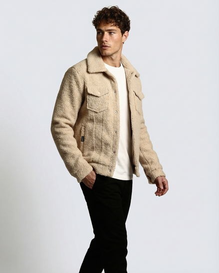 Beige Teddy Jacket