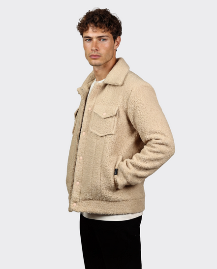 Beige Teddy Jacket