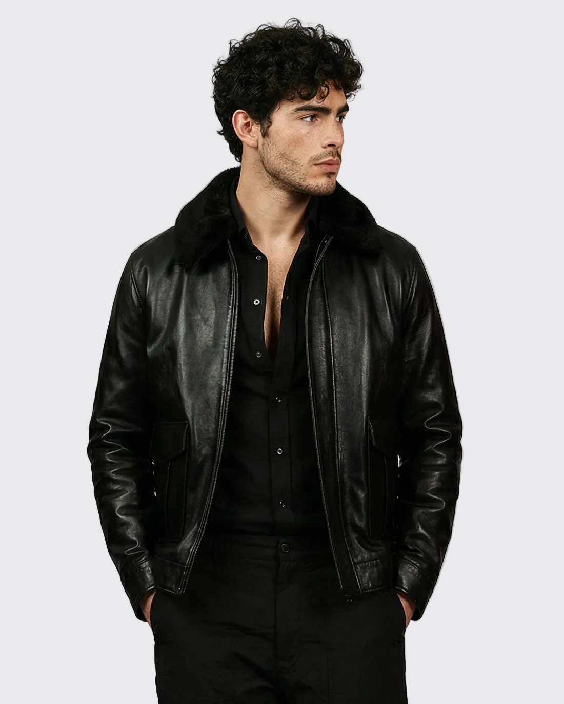 Black Genuine Leather Jacket