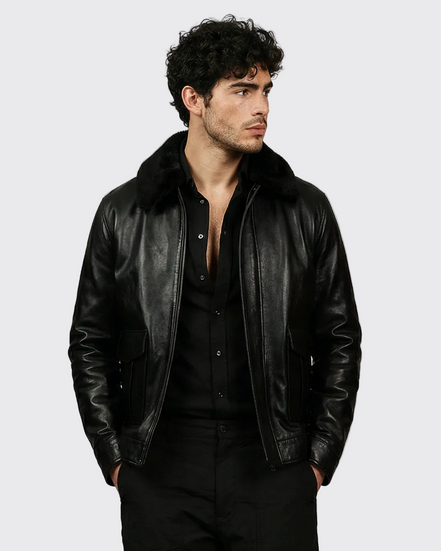 Black Genuine Leather Jacket