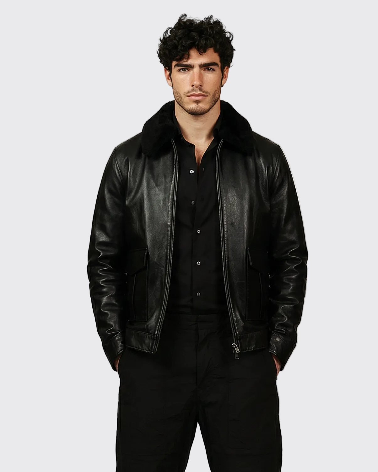 Black Genuine Leather Jacket
