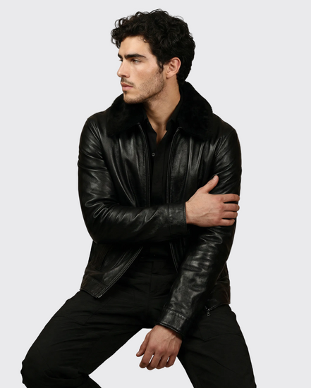 Black Genuine Leather Jacket