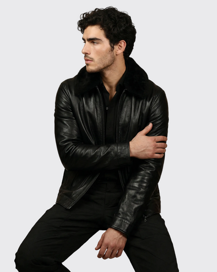Black Genuine Leather Jacket