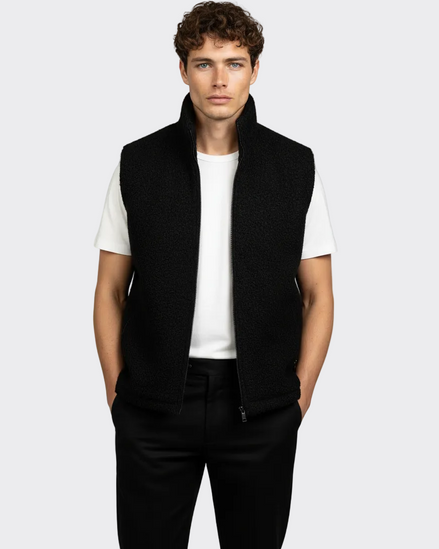 Black Teddy Vest